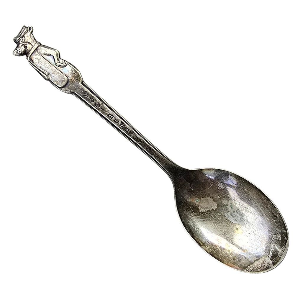 Character Collectible Spoons‎ by International Silver Yogi Bear 6 In 1950 Disc